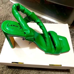 Puff Style Heeled Sandals